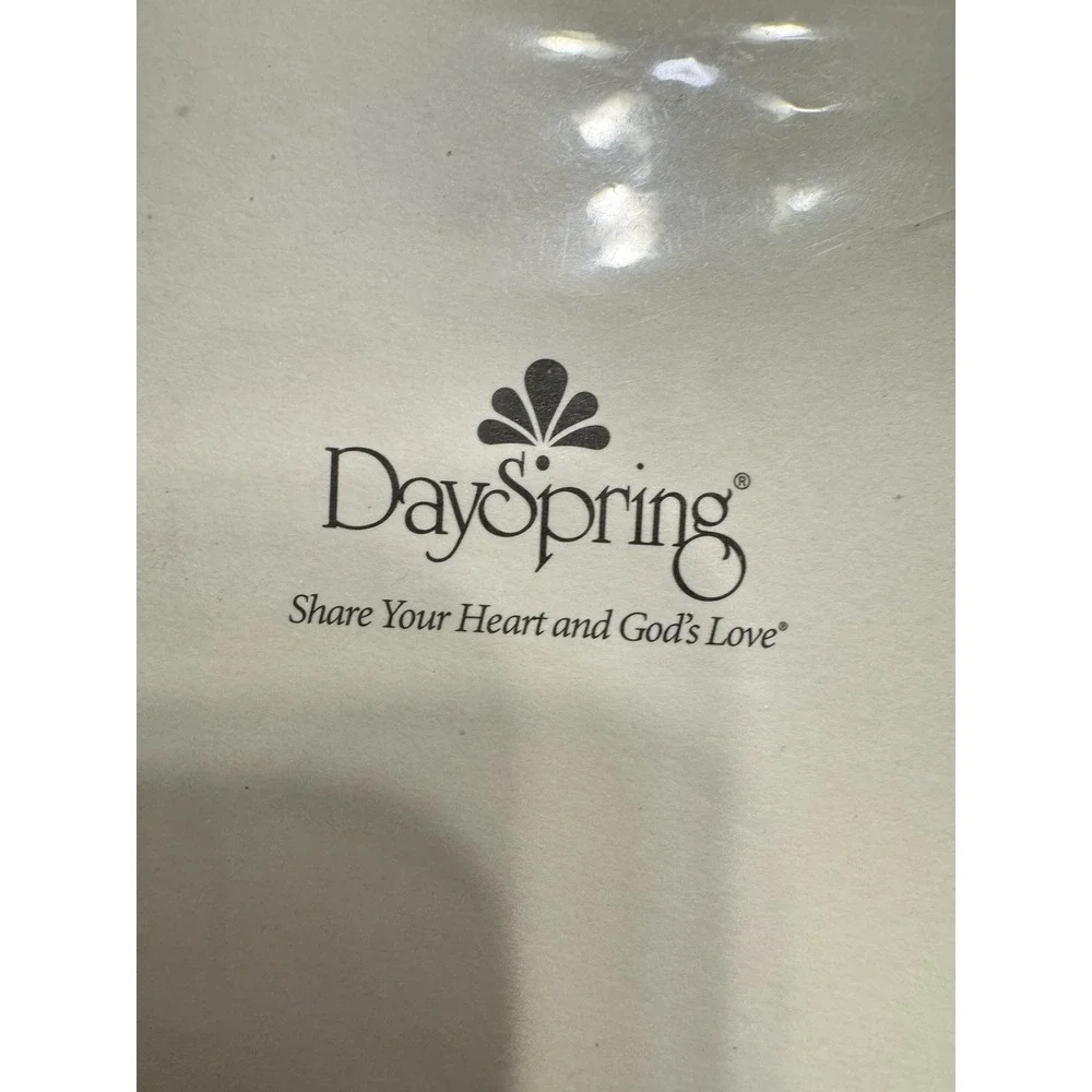 Set of 10 Religious SYMPATHY Cards +‎ Envelopes by Dayspring Silver Foil Blank